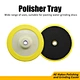 Polisher Tray | Water-Grinding Discs Adapter Dual-Color Design Polishing Accessory High-Efficiency Sanding Tool